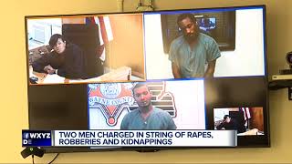 Detroit men charged in string of kidnappings, rapes & robberies