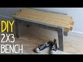 Build a Simple 2x3 Bench (with Hidden Fasteners) Build a Simple 2x3 Bench (with Hidden Fasteners)