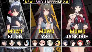 Celebrity NEW SHIYU RESET! M0W1 Ellen & M0W0 YSG & M0W0 Jane Doe Showcase | NEW Shiyu Defense ZZZ 2.8 Wealth