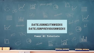 Power BI Tutorial Series for Beginners 112: Date.IsInPreviousNWeeks, Date.IsInNextNWeeks