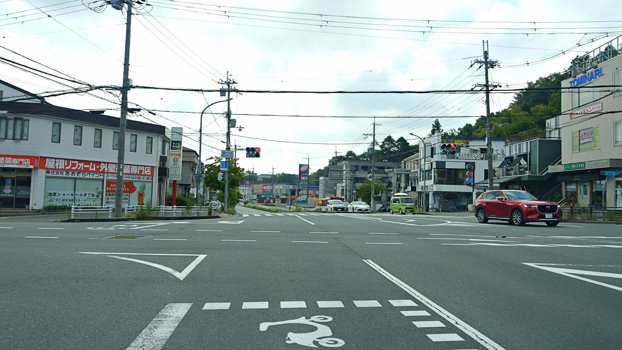 神戸三田IC～三田駅 [ 三田市 4K/60fps] 兵庫県道95号 → 兵庫県道720号 テクノパーク三田線 → 兵庫県道17号 → 兵庫県道141号 黒石三田線（車載動画 2025 ドライブ）