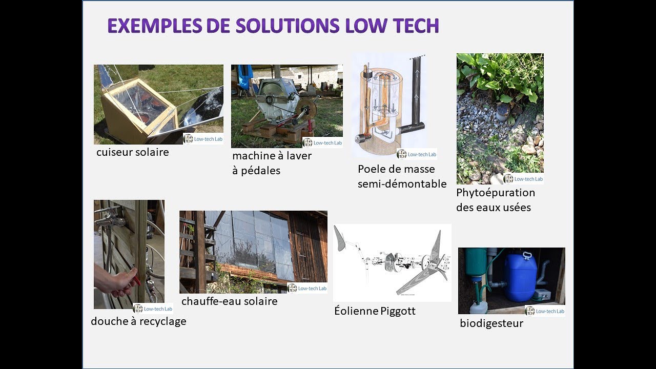 Présentation des Low Tech - YouTube