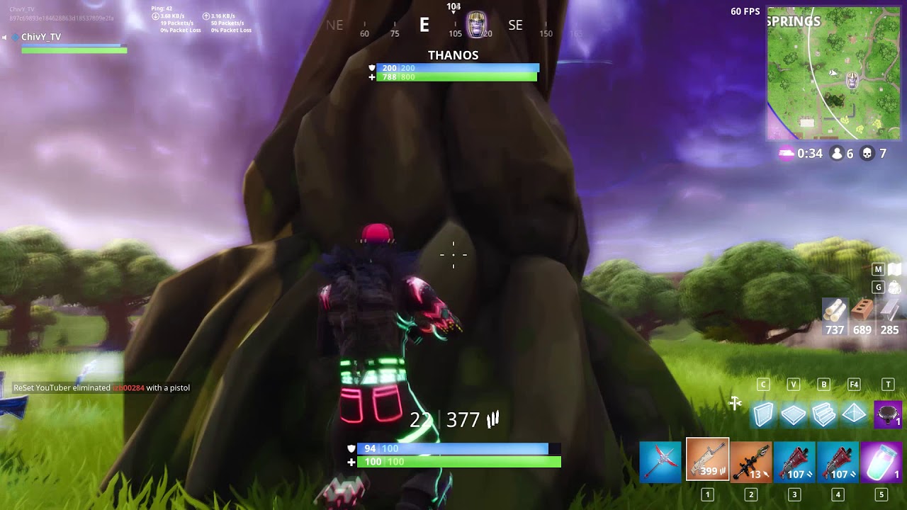 Fortnite Thanos 1v1   ChivY
