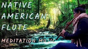 Native American Flute & River Meditation Music - 5 minutes