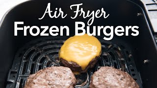 Air Fryer Frozen Burgers