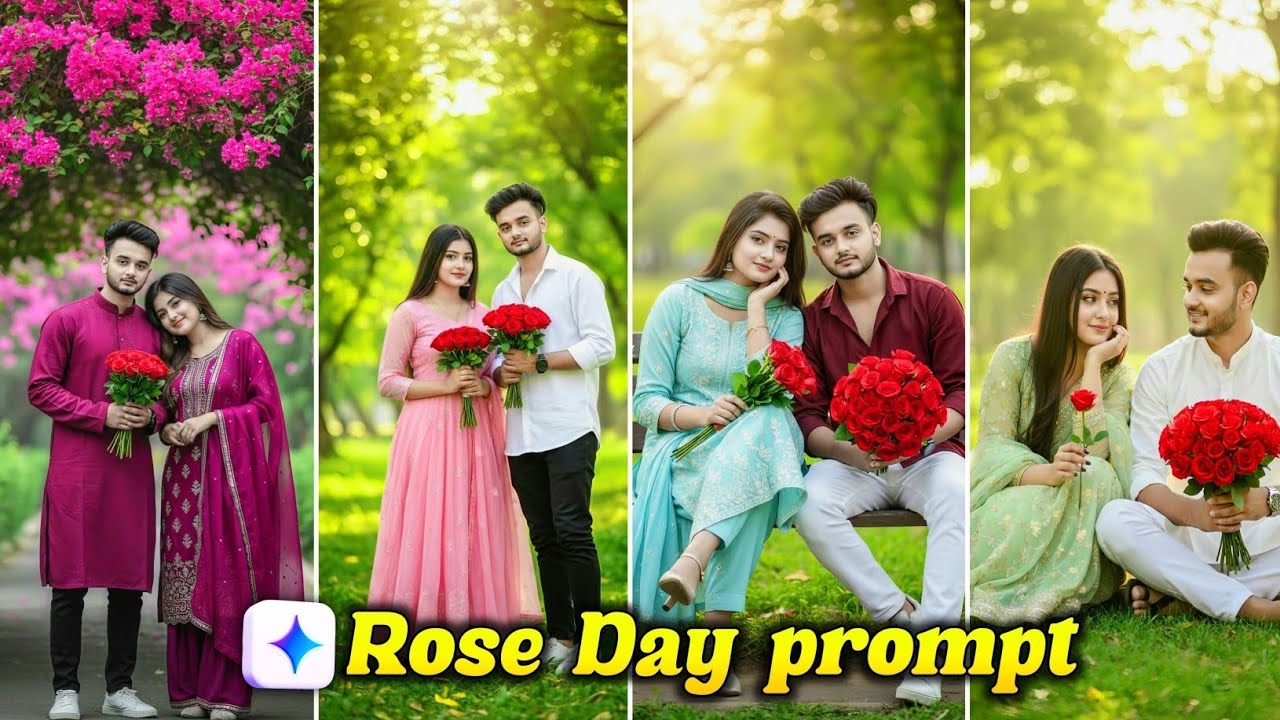 Gemini Ai Trending Photo Editing Prompts | Rose Day Gemini Ai Photo Editing Prompt 