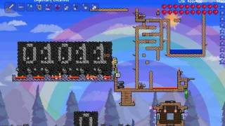 Terraria binary counter/timer extender/display.