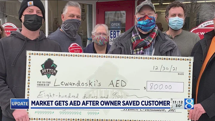 Lewandoskis Market in GR gets AED after owner help...