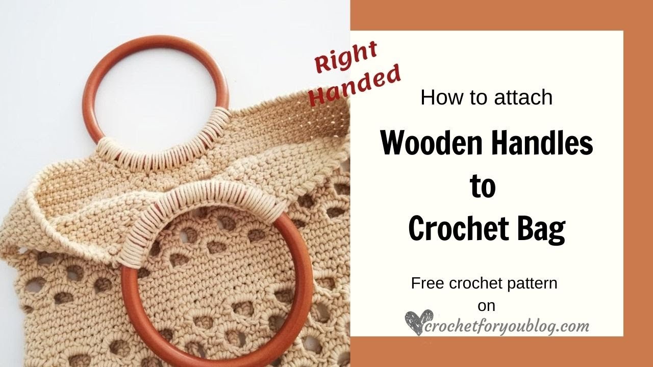 How to Wooden Ring Crochet Bag | Ring Handle Bag Crochet For Beginners 💕🌷  | Crochet Bag