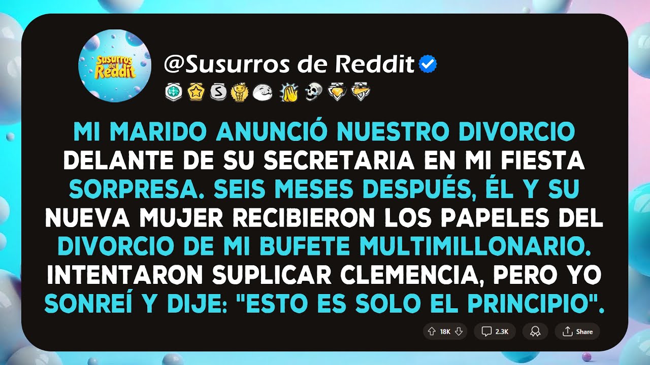 Mi marido anunció nuestro divorcio en mi fiesta, pero mi bufete multimillonario tuvo la última...