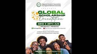GLOBAL SCHOLARSHIP ORIENTATION 2026