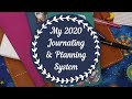 My 2020 Journaling & Planning Setup | 2021 Journals & Planners, Part 1