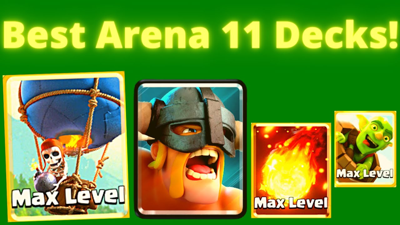 BEST Aena 11 Mega Knight Deck 2022, BEST Clash Royale Arena 11 Deck 2022