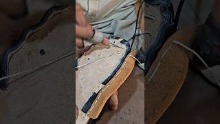 Professional Leather Craft ASMR | Smooth Finishing #asmr #casualfootwear #satisfying