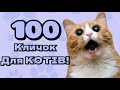 100 КЛИЧОК Для Котів або Кішок
