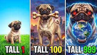 LEVEL 1 to LEVEL 1,000,000 WILD PUG in GTA 5