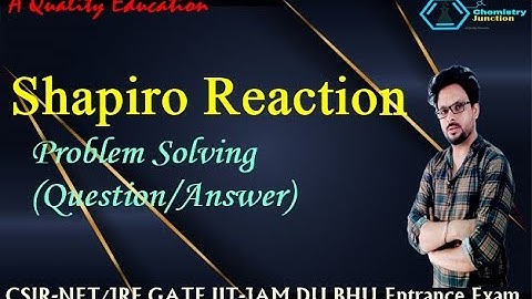 Shapiro reaction | Problem Solving | Reaction Mechanism | Tosylhydrazone | Olefine formation
