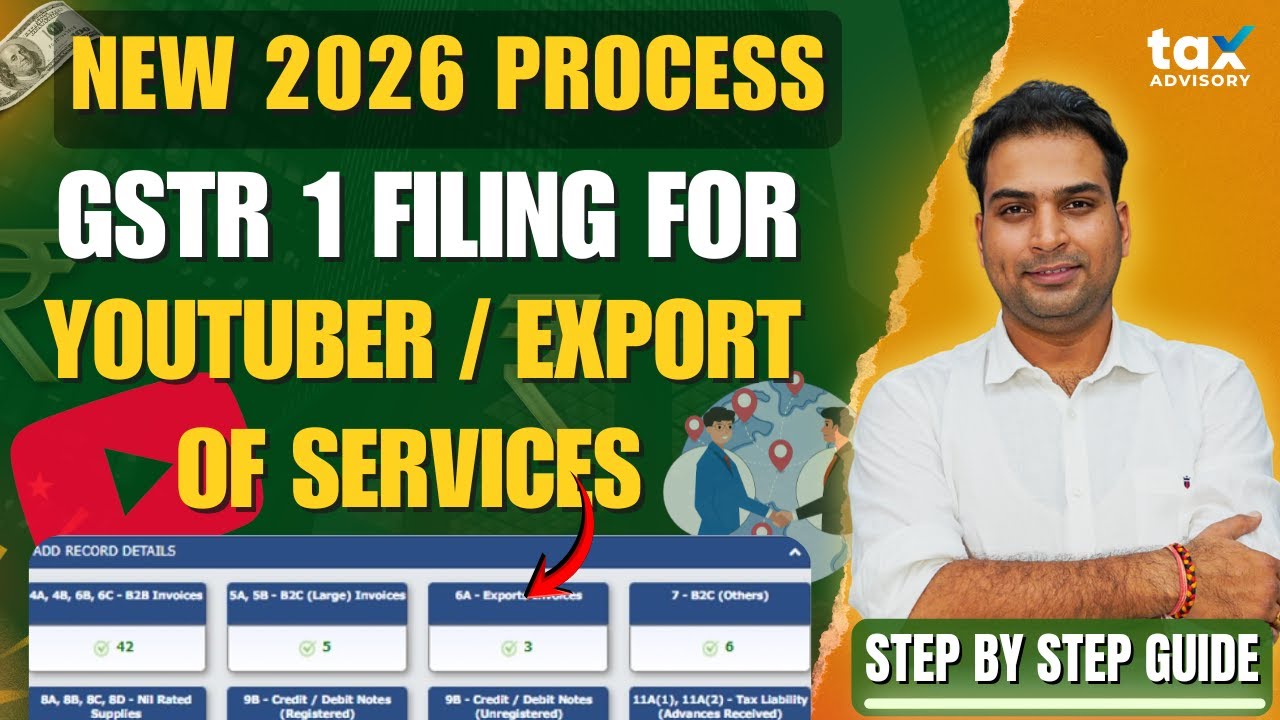 GSTR1 Return Filling for Service Providers | How to File GSTR1 | GSTR 1 ...