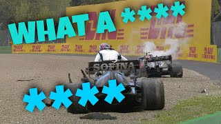 VALTTERI BOTTAS & GEORGE RUSSELL FULL TEAM RADIO AFTER HEAVY CRASH! | 2021 IMOLA GP