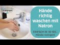 Richtig Händewaschen mit Natron während der Krankheitszeit