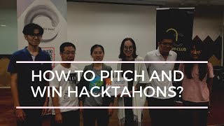 How to pitch and win a hackathon