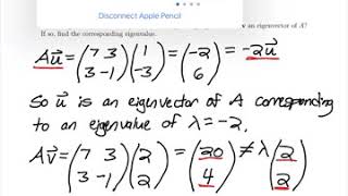 MAT 2233 Section 5.1: Eigenvalues and Eigenvectors