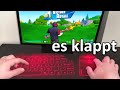 Ich SPIELE mit einer LASER TASTATUR Fortnite…