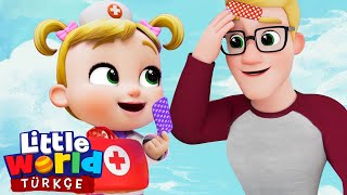 Doktor Doktor Yardım, Yara Bandı Gerek | Eğlenceli Ve Öğretici Bebek Şarkıları | Little World Türkçe Resimi