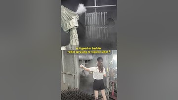 Spraying robot #machine #intelligence #factory #industry #automobile #industrial #robot #aluminum