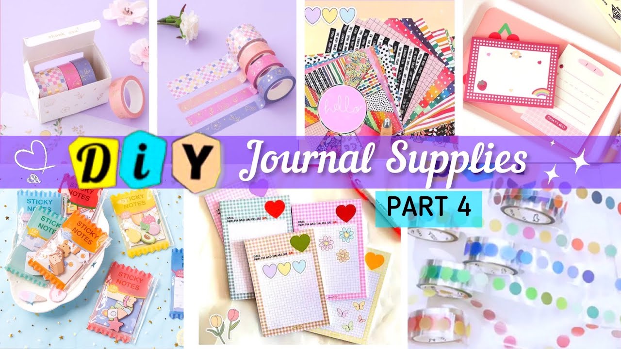 Part-2) DIY JOURNAL SET /How to Make Journal Set at Home /DIY Journal kit / DIY  Journal Stationary 