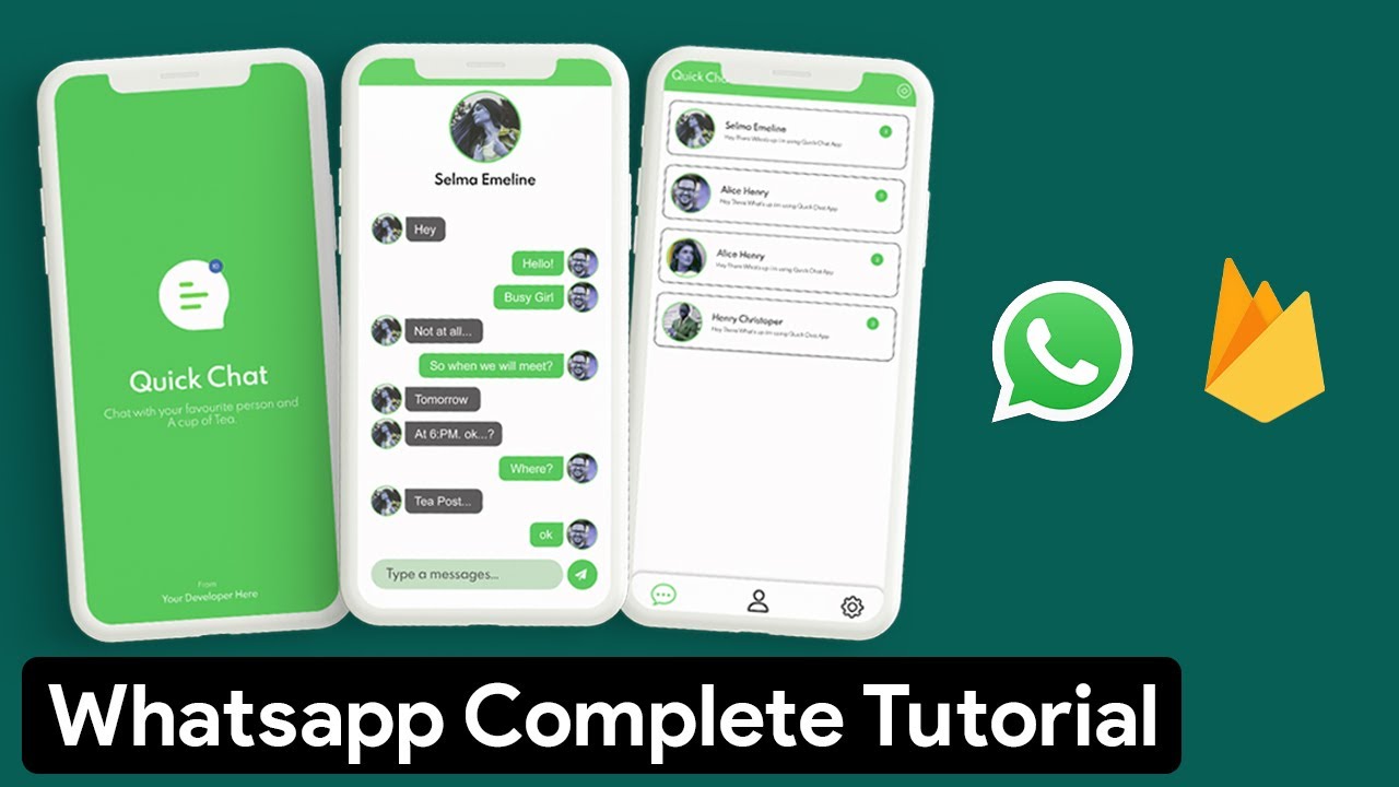 Chat app in android studio WhatsApp clone. complete chat app in Hindi ...