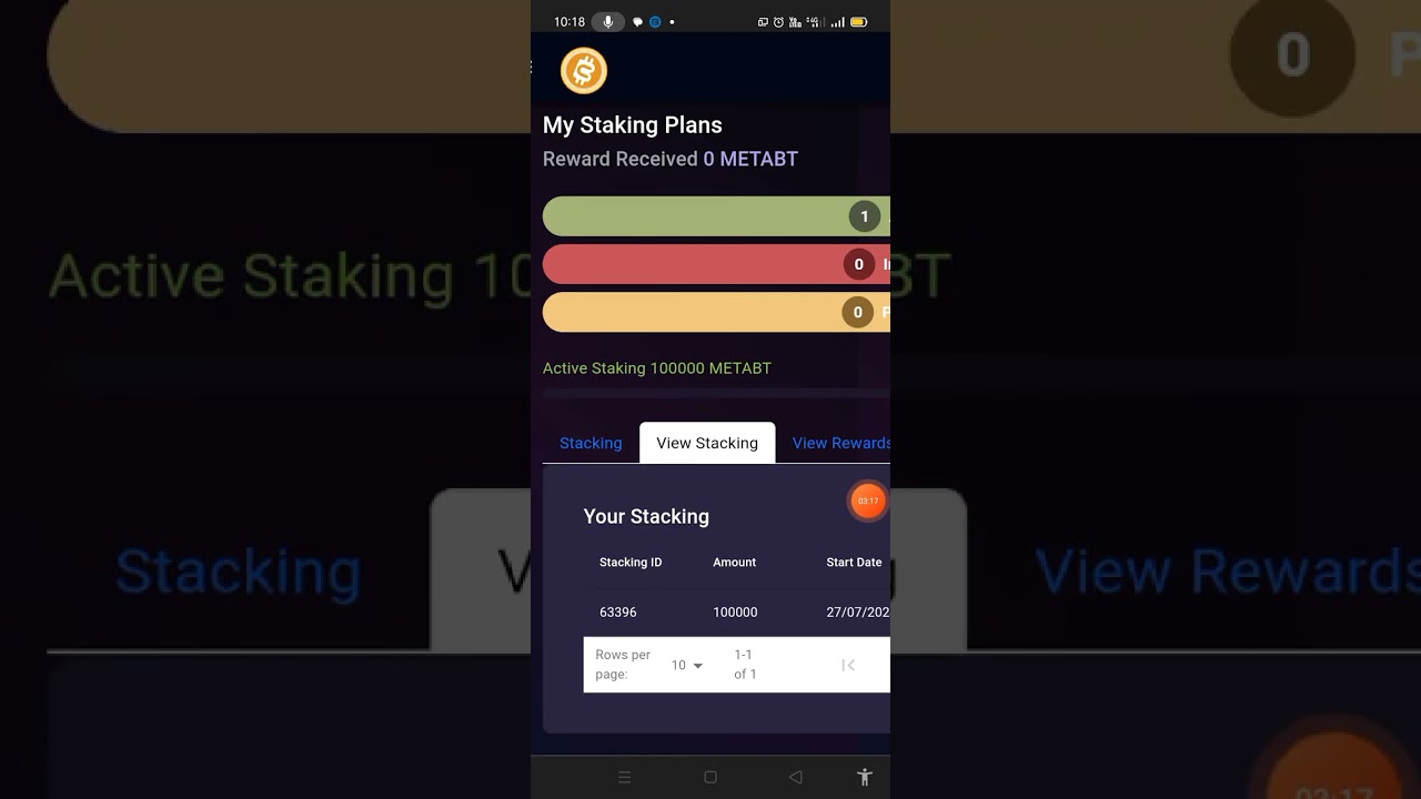 METABT COIN RE STAKING ! LIFESTYLE DIGITAL HUB ONLINE CUMMUNITTY ! 