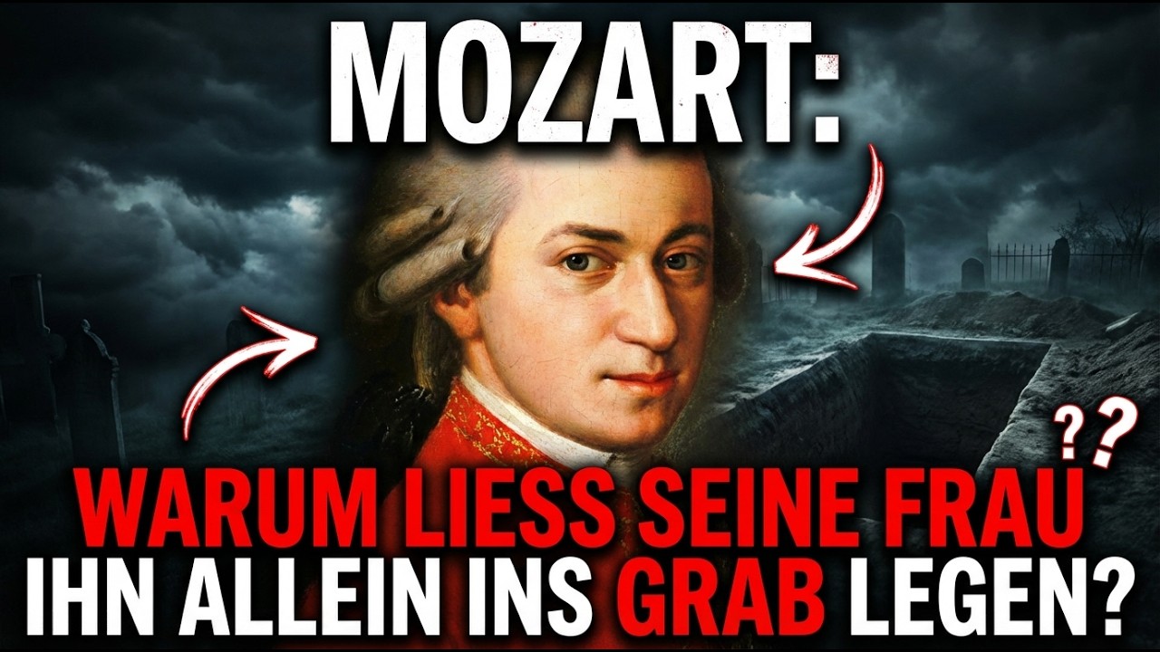 MOZART: WARUM LIESS SEINE FRAU IHN ALLEIN INS GRAB LEGEN?