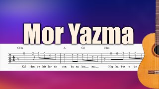 Umut Kaya - Mor Yazma - Gitar Tab // Orjinal Ton Resimi