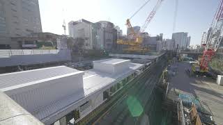 JR御茶ノ水駅改良工事の様子(2021/02/20)