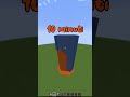 Costruzione da 10 secondi VS 10 Ore su Minecraft!! #shorts