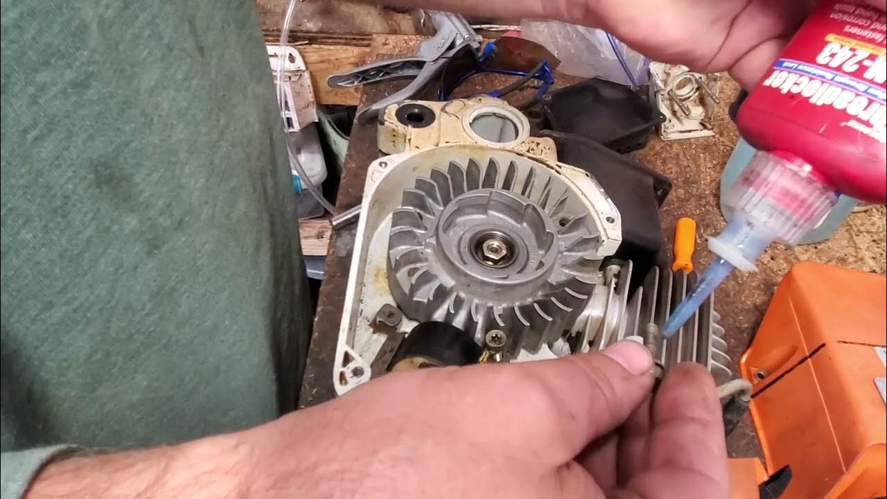 HOW TO Set the coil air gap on your chainsaw YouTube