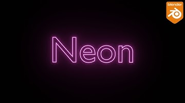 Tutorial: Glowing Neon Text in Blender