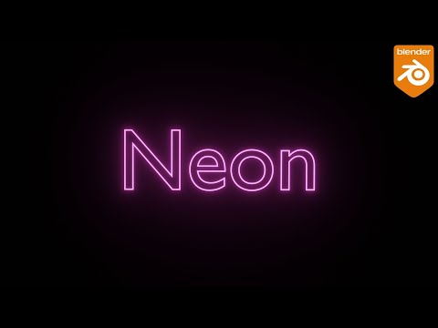 Tutorial: Glowing Neon