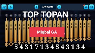 TUTORIAL ANGKLUNG - Top Topan | Miqbal GA | Not Angka #miqbalga