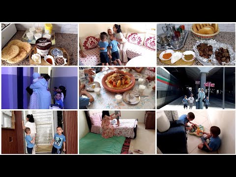 وأخيرا جا نهار السفر بديت نهاري في داري وكملتو فدارنا فرحتي كبيرة بلقاء ميمتي الحبيبة