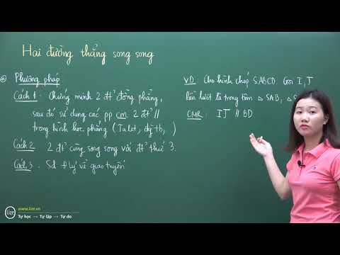 Quan hệ song song trong không gian - Thầy Nguyễn Phụ Hoàng Lân