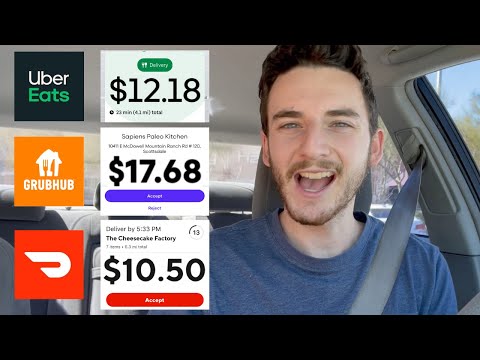 Only Accepting $10 Orders For An Entire Day | Uber Eats, Grubhub, DoorDash