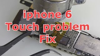 iPhone 6 plus touch not working by touch ic problem, easy solution ic repair, no need to change ic