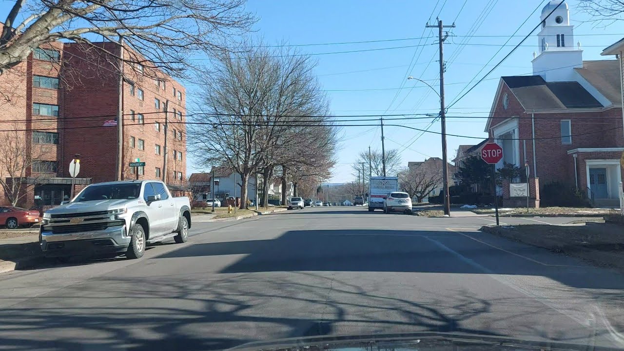 Driving from West Pittston to Plains, Pennsylvania