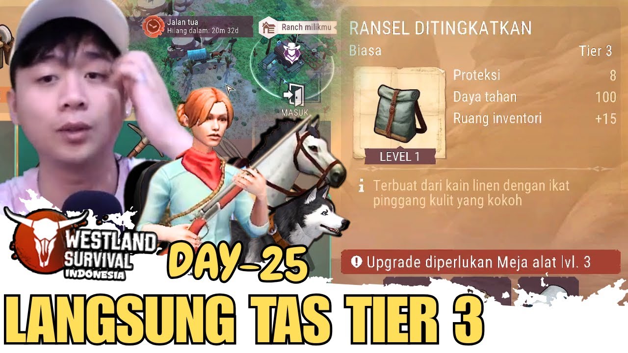 (DAY-25) Tas Pertama Yang Wajib Dibuat - Westland Survival Indonesia