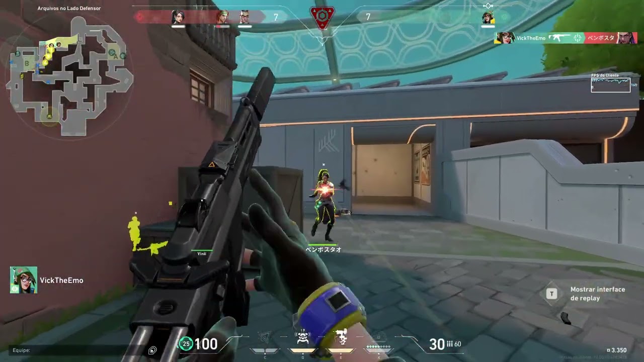 Quarto Ace no Competitivo do Valorant ( killjoy - Pearl - Prata 1)