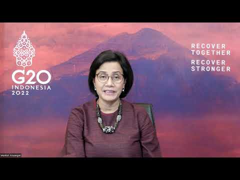 Remarks from Sri Mulyani Indrawati, Indonesia&#39;s Finance Minister