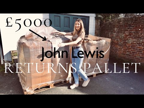 I bought a pallet of RETURNS from JOHN LEWIS worth over £5000!