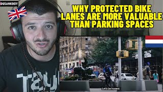 British Reacts To Why protected bike lanes are more valuable than parking spaces